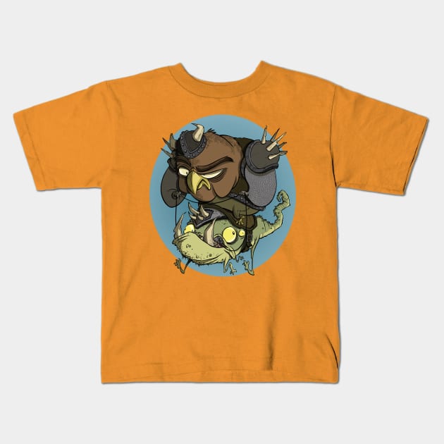 Riding Into Battle Kids T-Shirt by westinchurch